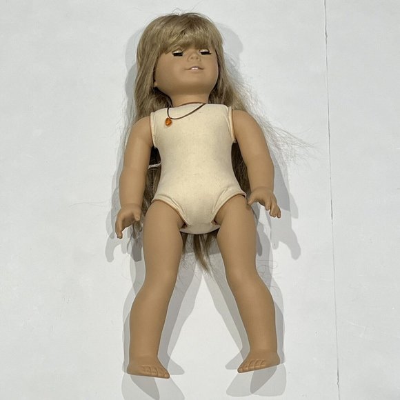 1980s Pleasant Company American Girl Kirsten Doll White Body Necklace Outfit